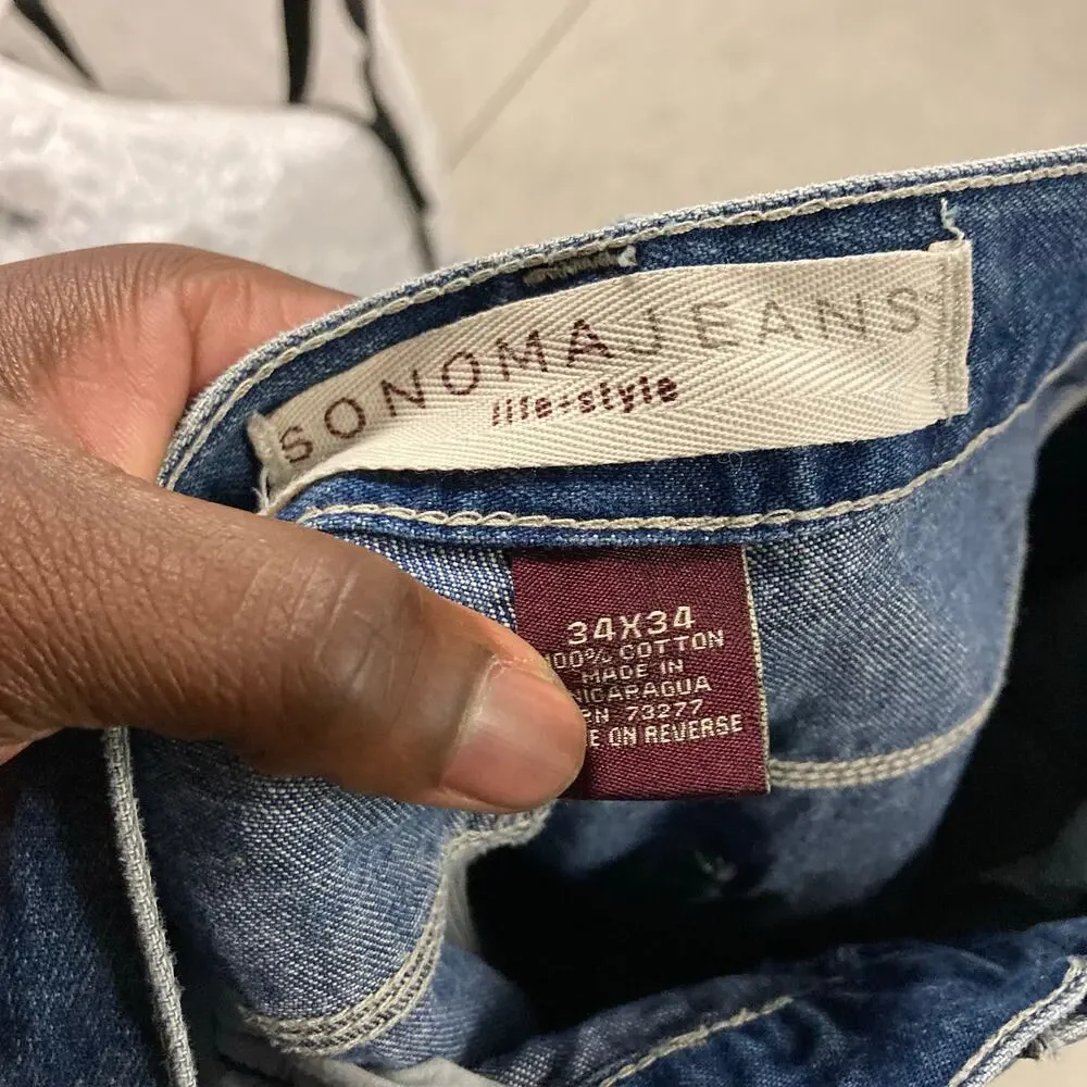 vintage y2k Sonoma carpenter cargo jeans 34x34